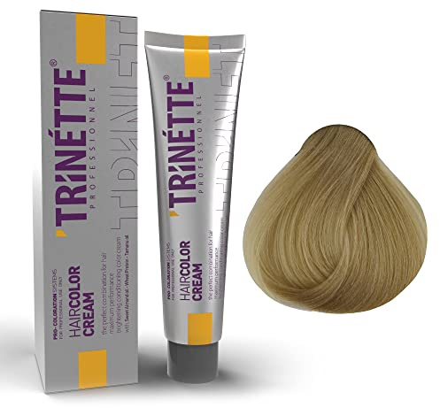 Trinette Professionelle No 10.3 Mycket Ljus Guldblond Permanent Hårfärg Kräm 100 ml – Varma Gyllene Färgresultat, Lysande Reflexer, Hög Täckning, Långvarig Salongskvalitet