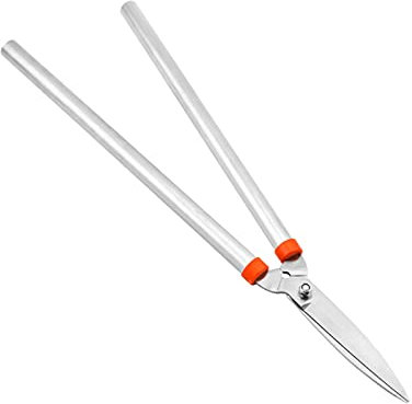 TONZN Garden Hedge Shears, 24 Inch Hedge Shears with Sturdy Aluminum Handled Blades for Trimming Boxwoods and Tall Shrubs