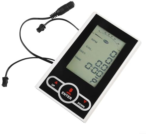 Gettimore Exercise Bike Monitor Speedometer,Compact Exercise Bike Speedometer Monitor Replacement Accessories For Indoor Cycling Sessions