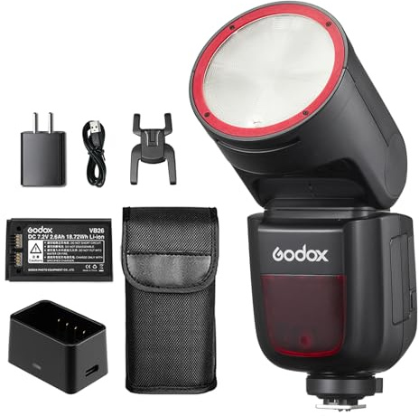 Godox V1 TTL HSS Round Head Camera Flash for Sony