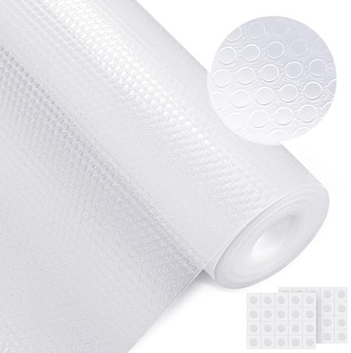 Moinkerin Kökslådunderlägg, Halkfritt Skåpunderlägg 60×600cm, 450gsm Tjock EVA Hyllefoder, Icke-Självhäftande Skåpmattan, Vattentätt & Oljebeständigt för Köksskåp, Hyllor & Skåp