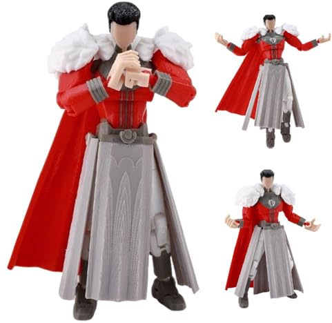 Jiumaocleu kejsare Argall actionfigur – Mark Grayson figurer anime 3D-tryckt flerledad samlarfigur med tillbehörsdelar avtagbara dekorationer 14 cm