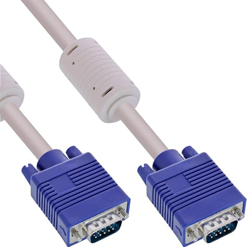 InLine 17803 Câble VGA - Câbles VGA (0,3m, VGA (D-Sub), VGA (D-Sub)) Beige, bleu