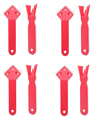 DOITOOL 4sets Tile Joint Tool Grout Scraper for Seamless Sealant Finishing for Bathroom Kitchen Floor Applications Efficient Joint Caulking Tools