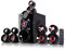 BEFREE SOUND 5.1 Channel Bluetooth Surround Sound Speaker System- Red