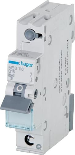 Hager MCS125 C-type 1P 1module(s) interruttore automatico