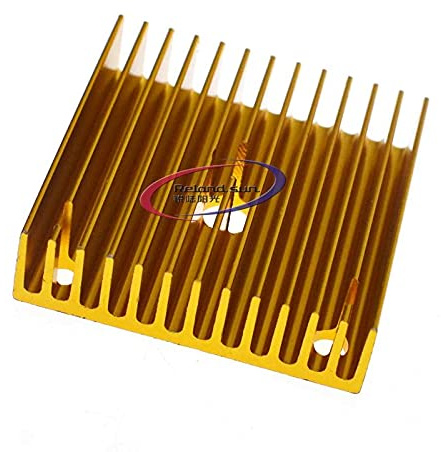 Reland Sun 5pcs disipador de calor para refrigeración MK8 3D impresoras refrigerador 40 x 40 x 11mm dorado
