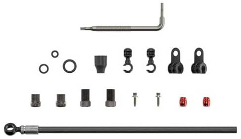 Sram Scheibenbremsleitungs Bremsleitungs Kit Schwarz 2000 mm