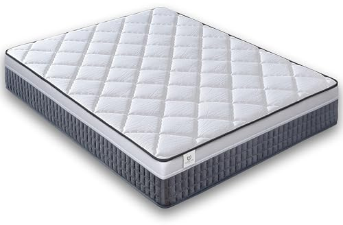 NATURELITS Colchón MemoryVex 135x190 Visco Reversible Invierno/Verano Individual. Antiácaros y Transpirable. Núcleo Flexicell. Firmeza Media. Modelo Xstar Altura 30 cm