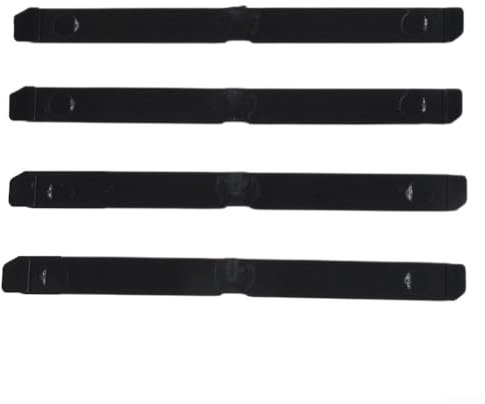 FACULX Juego de 4 cubiertas de techo de coche, repuesto de cubierta de riel de techo, apto para Opel Astra H, OE 5187877 5187878