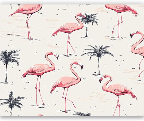 Papel pintado fotográfico impreso Animales en ramas con llamas Papel pintado fotográfico de tejido no tejido 250 x 175 cm arte fotográfico pared de Gris pintado de pared imagen de pare