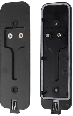 Fafeicy Video Doorbell Backplate Replacement Mount, Premium Plastic Wall Mounting Kit with Screws and Expansion Tubes, Universal Mounting Bracket for Doorbell Models (Black)