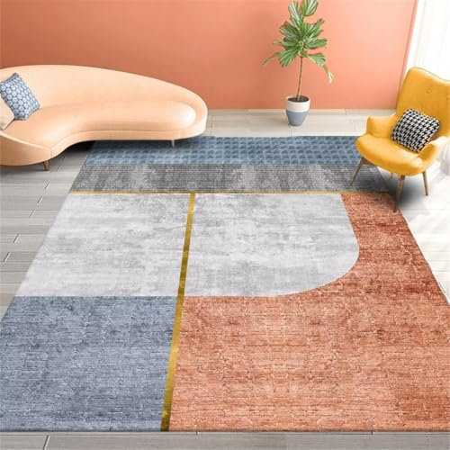 Rutschfeste Teppichunterlage für Schlafzimmer, Wohnzimmer, Sofa, Teppich, rechteckige Teppichrolle für Innendekoration, schmutzabweisend, Klassenzimmerteppich, 100 x 180 cm