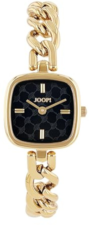 JOOP! Armbanduhr Damen Quarzuhr Analog, mit Edelstahl Armband, Gold, 3 bar Wasserdicht, Kommt in Uhren Geschenk Box, 2038611