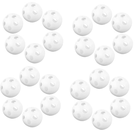 Didiseaon 80 Pièces Inserts Blancs pour Hochets de Jouets Remplacement pour Hochets de Garçon Fille Jouets Crochet Inserts DIY