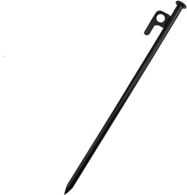 BESTonZON 2piezas Clavo de Tierra para Carpa Grande Unidades Clavos Resistentes para Camping al Aire Senderismo y Fijación de Tienda de Campaña