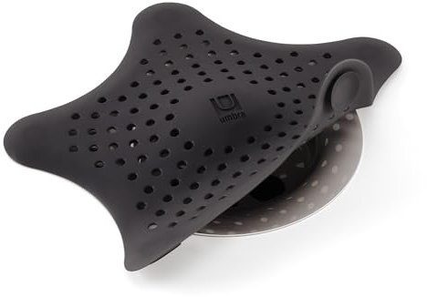 Umbra 023014-040 Starfish Haarsieb, Kunststoff, schwarz