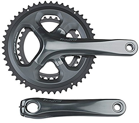 SHIMANO Tiagra FC-4700 Crankset - 172.5mm, 10-Speed, 52/36t, 110 Asymmetric BCD, Hollowtech II Spindle Interface, Gray