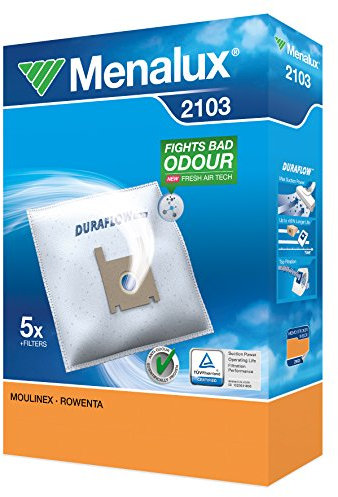 Menalux 900196197 2103 Sacchetti per Traini Rowenta Tonixo