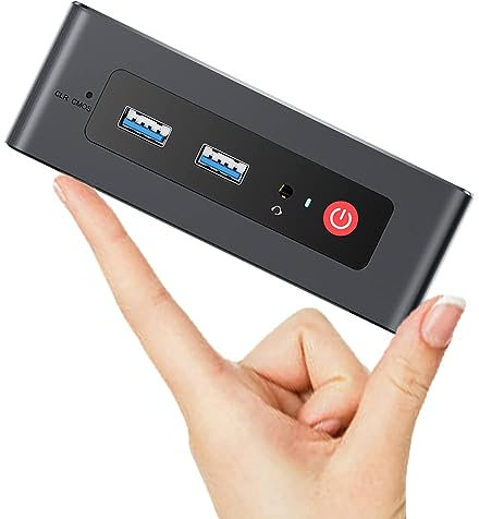 TRIGKEY Mini PC Desktop PC 12th Gen Intel N100 4C/4T 16G DDR4 500G M.2 SSD G4 Mini Computer, Working Micro PC, 4K@60Hz UHD Graphics Dua; Display/WiFi 6/Micro Computer