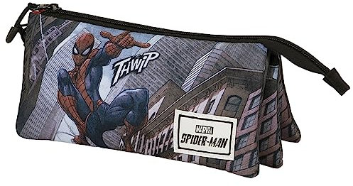 Spiderman Arachnid-FAN Dreifach Federmäppchen 2.0, Rot