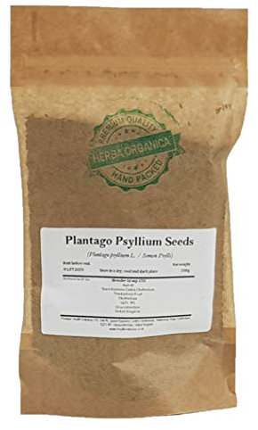 Herba Organica Graines de Plantago Psyllium - Plantago Psyllium Seeds (200g)