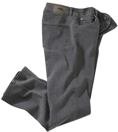 ATLAS FOR MEN - Jean Regular Stretch Gris - 46