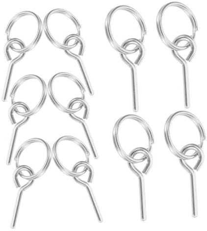 DOITOOL Ensemble d'accessoires de tente de camping 10 pièces clips de tente de bâche résistant à l'usure goupille de connexion universelle pour tente extérieure