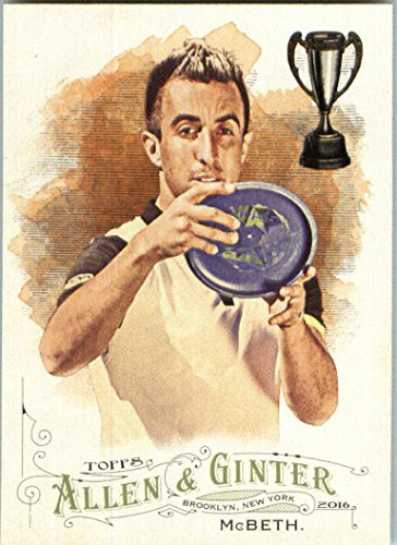 2016 Topps Allen & Ginter #249 Paul McBeth Disc Golf Champ Baseball Card in Protective Screwdown Display Case