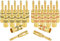 Poppstar 20x High End Bananenstecker (bis 4 mm², 24k vergoldet, 10x schwarz, 10x rot)
