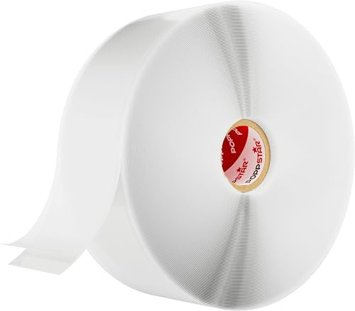 Poppstar självförseglande silikontejp, 11m x 38mm, isoleringstejp och tätningstejp (vatten, luft), vit, 1 rulle