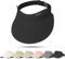 Sukeen Visor Cap Damen, Integrierter Soft Visor Hat, UV-Schutz Sonnenhut mit Metallschnalle, Breite Krempe, Cooler Stoff, Geeignet für Gartenarbeit, Hundespaziergang, Laufen