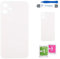 Globalstock Vitre arrière de Cache Batterie pour iphone 12 Mini Remplacement - Coque Cache Batterie Compatible Blanc + adhésif et Kit Outils