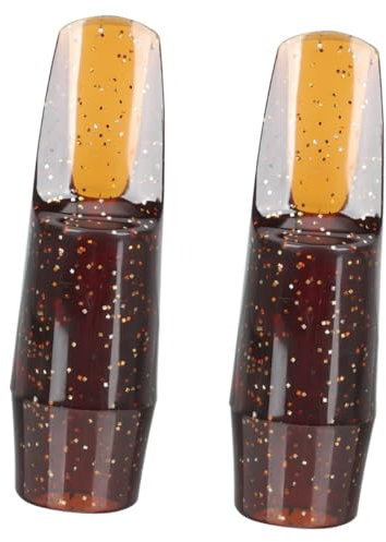 Hoement 2 Stück Saxophon-ersatzteil Kunststoff-saxophonflöte Zur Verbesserung Der Saxophon-intonation Musikinstrument Für Profis Und Anfänger