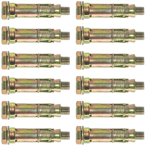 12 PCS Heavy Duty Expansion Bolts,Shield Anchor Bolts (M10)