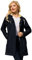 ATLASLAVA Regenjacke Damen Wasserdicht Lange Atmungsaktiv Regenmantel Gefütterte Windbreaker Übergangsjacke PU Outdoor Wandern Softshelljacke