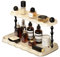lskdnrufh Duschregal 2-stöckiges Keramik-Waschtisch-Organizer-Regal for die Aufbewahrung von Make-up, exquisites Vanity-Organizer-Tablett for kosmetische Hautpflege, Parfüm Shower Caddy