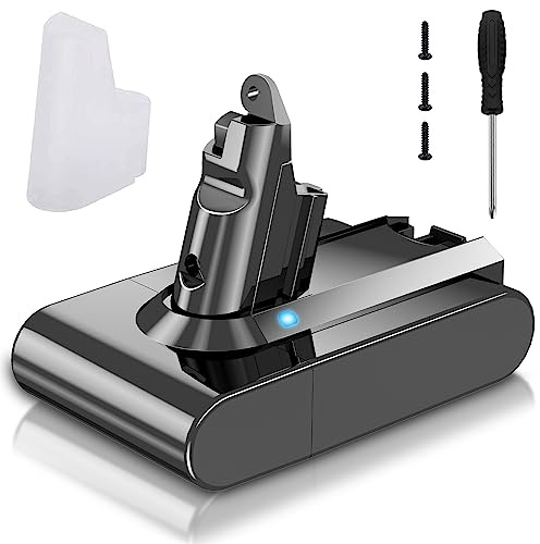 AIMAX 2024 Upgraded 3000 mAh V6 Ersatzakku für Dyson V6 Akku DC62 DC58 DC59 DC61 Animal DC72 DC74 SV03 SV05 SV06 SV07 SV09 Dyson Staubsauger Handstaubsauger, 21.6V Batterie