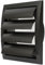 Ø150mm Außenmaß 190 x 190 mm Dunstabzugshaube mit eingebautem Schädlingsschutz, weiß/Grau/Braun/Schwarz, Lüftungsschlitzabdeckung, HVAC-Abluftkanalabdeckung, Auspuffkappe (Ø15 cm, Anthrazit)
