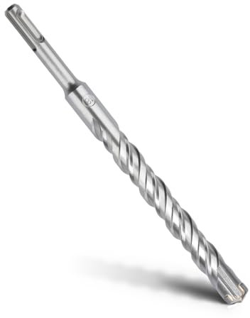 MOXPIFY - Punta per trapano da calcestruzzo, attacco SDS Plus, 18 x 210 mm, con 4 taglienti in metallo duro e doppia elica, per calcestruzzo, pietra, pietra naturale