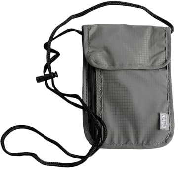 Brustbeutel mit RFID Schutz,Herren Brusttasche Klein Umhängetasche Damen Anti Diebstahl Handy Passport Bag RFID Blocker Portemonnaie Reise Umhängen Reisepass Reisegeldbeutel,für Travel Diebstahlsicher