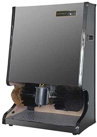 Cireuse à Chaussures Verticale, cireuse à Chaussures à Induction Automatique avec Combinaison Shh, kit de Nettoyage de Chaussures en Cuir, pour Un Nettoyage Facile et Un Faible Bruit (Couleur : Style