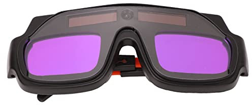 Topyond Lunettes de soudage à obscurcissement Automatique, Vision Claire, Gradation Rapide, Lunettes de Protection PC à énergie Solaire, sécurité oculaire pour Les soudeurs et Le