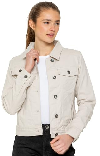 989Zé ENZO Womens Designer Denim Jacket Ladies Stretch Casual Button Up Western Classic Jeans Coat