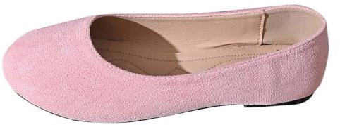 Bailarinas Mujer Slip On Bailarina Zapatos Planos Zapatos de Verano Elegantes y Cómodos Descalzos Bailarina Ligeros Festivos Suave Deportivo Zapatos de Baile Niñas Zapatos Descalzos, Rosa., 37 EU