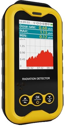 Digital Geigers Contatore Misurazione Accurata Interfaccia Facile da Usare Strumento di Screening Nucleare Radiazioni Meter Geigers Contatore