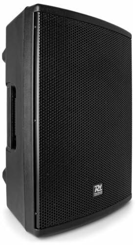 Power Dynamics PD412A Enceinte Active 12 - Puissance 1400 Watts, Bi-Amplification, Connexion sans Fil Bluetooth, Solide et Facile à Transporter, Idéal pour DJ ou pour la Scène comme Moniteur