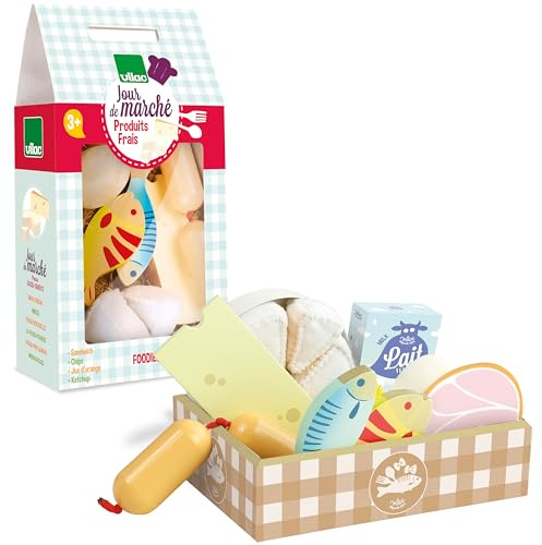 Vilac 8104 Jour de Marche Set de Produits Frais