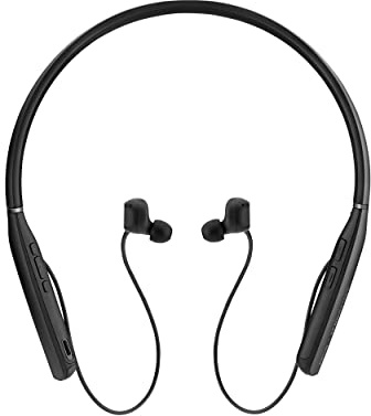 EPOS I SENNHEISER ADAPT 460 - Earphones with mic - in-ear - neckband - Bluetooth - wireless - active noise cancelling - black with silver