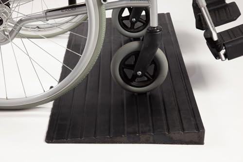 The Ramp People Rubber Threshold Ramp 44mm | 4mm - 100mm Range, Disabled Access, Wheelchair Compatible, Scooter Compatible